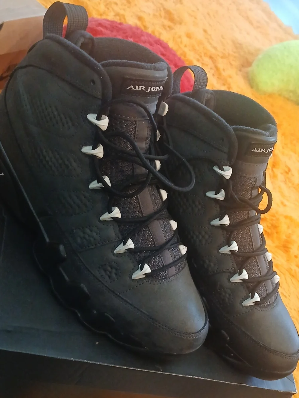 Jordan Men's Black High-Top Sneakers